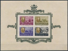** 1947 Luxus Minőségű Vágott Roosevelt Blokkpár (110.000+++) (a Postai Blokk Papírjában Cellulózdarabkák) - Sonstige & Ohne Zuordnung