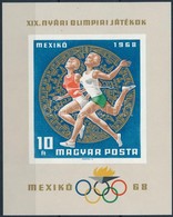 ** 1968 Olimpia (III.) - Mexikó Vágott Blokk (4.500) - Otros & Sin Clasificación