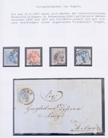 ** * O Magyar Gyűjtemény 1850-1944 + Kevés Későbbi Kiadás 2 Db DAVO Albumban. Érdekes, Tartalmas Anyag Jobb Kiadásokkal, - Otros & Sin Clasificación