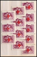 ** 1957 12 Db Vöröskereszt (IV.) Sor (10.800) - Autres & Non Classés
