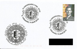 SPAIN. POSTMARK 70th ANNIV. GRUPO FILATELICO VALLADOLID. 2016 - Andere & Zonder Classificatie