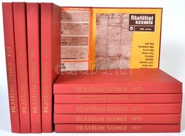 Filatéliai Szemle 1971-1980 10 Kötetbe Kötve - Altri & Non Classificati