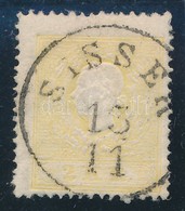 O 1858 2kr II Világos Sárga, Látványos Erős Szögfejbenyomat / Light Yellow, Nagelkopfprägung 'SISSEK' Certificate: Stein - Otros & Sin Clasificación