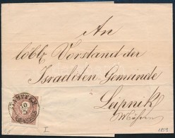 1859 10kr I Levélen / On Cover 'STAMPFEN' - Leipnik - Otros & Sin Clasificación