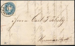 1865 10kr Levélen / On Cover 'KLAUSENBURG' - Hermannstadt - Otros & Sin Clasificación