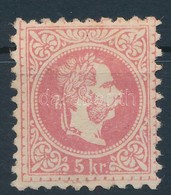 * 1867 5kr Lilás Rózsaszín / Purple Pink. Certificate: Steiner - Sonstige & Ohne Zuordnung