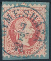1867 5kr Kék / Blue 'HIMESHÁZA' (Ryan 800 P) Certificate: Babor - Autres & Non Classés