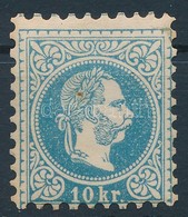 * 1867 10kr Tejkék / Milk Blue. Certificate: Steiner - Otros & Sin Clasificación