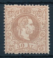 * 1867 50kr Barna / Brown. Certificate: Steiner - Otros & Sin Clasificación