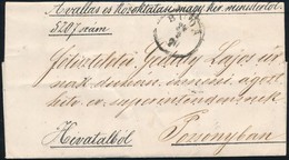 1870 Ex Offo 'BUDA' - 'POZSONY' - Sonstige & Ohne Zuordnung