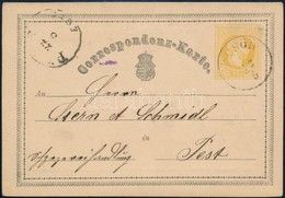 1871 Díjjegyes Levelezőlap / PS-card 'ÖCSÖD' - Pest - Sonstige & Ohne Zuordnung