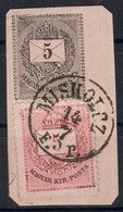 1874 5kr 5kr Díjjegyes Kivágáson / On PS-cutting 'MISKOLCZ F. P.' (Gudlin 800 Pont) - Autres & Non Classés