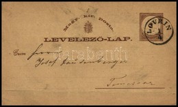 1875 Díjjegyes Levelezőlap 'LOVRIN' - Temesvár - Otros & Sin Clasificación