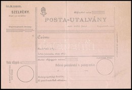 ~1880 Használatlan Postautalvány, Hajtott / Folded - Autres & Non Classés