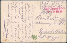 1915 Tábori Posta Képeslap / Field Postcard 'Durchgesehen F.J.B. Nr.16.' + 'FP 353' - Autres & Non Classés