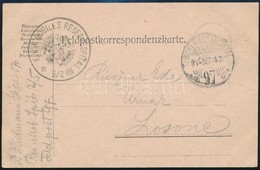 1915 Tábori Posta Levelezőlap 'K.u.k. MOBILES RESERVESPITAL No. 2/5' + 'TP 97' - Sonstige & Ohne Zuordnung