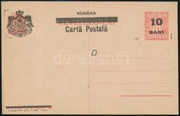 1919 Díjjegyes Levelezőlap Kolozsvári Felülnyomással Bodor Vizsgálójellel, Használatlan - Altri & Non Classificati