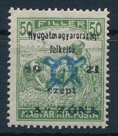 ** Nyugat-Magyarország II. 1921 Arató 50f Garancia Nélkül (18.000) - Otros & Sin Clasificación