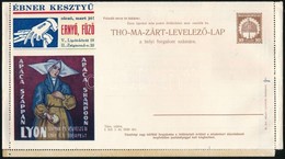 1930 THO-MA Hirdetéses Zárt Levelezőlap, Használatlan Luxus állapotban, RRR! (200.000+) - Otros & Sin Clasificación