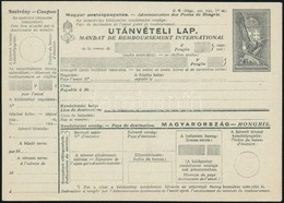 ~1940 Használatlan Utánvételi Lap, Magyar-francia Nyelvű, Szép állapotban - Autres & Non Classés