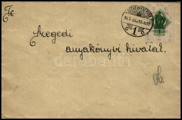 1945.05.19. (1. Díjszabás)  Távolsági Levél 1P Okirati Illeték Bélyeggel Bérmentesítve 'SZÉKESFEHÉRVÁR' - Szeged (díjnye - Sonstige & Ohne Zuordnung