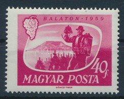 ** 1959 Balaton 40f (a Hegy Bal Oldali Lábánál Piros Folt) - Altri & Non Classificati