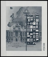 ** 1986 Európai Biztonsági és Együttműködési Értekezlet (X.) - Bécs Blokk Feketenyomat, Fekete Sorszámmal (8.000) - Autres & Non Classés