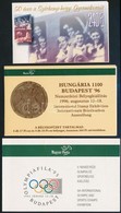 ** 1995-1998 Olimpiafila, Hungária Bélyegkiállítás, Gyermekvasút 1-1 Bélyegfüzet (6.700) - Autres & Non Classés