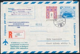 1996 Galambposta Ajánlott Küldemény Pinenogram 193. Sz. Levél - Autres & Non Classés