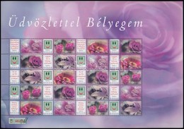 ** 2008 Üdvözlettel Bélyegem (VI.) - Virágok Promóciós Teljes ív - Otros & Sin Clasificación