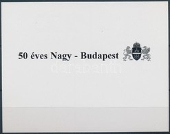 ** 2000/4 Nagy Budapest Emlékív Tévesen Hátoldali Felülnyomással - Otros & Sin Clasificación