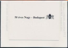 ** 2000/4 Nagy Budapest Emlékív A Felülnyomás Karton Próbanyomatával + Tanúsítvány - Sonstige & Ohne Zuordnung