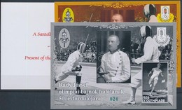 ** 2007/53 Rády József Olimpiai Bajnok 3 Db-os Emlékív Garnitúra Azonos No 024 Sorszámmal - Sonstige & Ohne Zuordnung