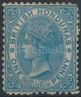 (*) Brit Honduras 1872 Forgalmi Bélyeg Mi 4 A (sarokhiba) - Altri & Non Classificati