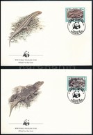 1986 WWF: Gyíkok Sor Mi 500-503 FDC-n - Autres & Non Classés