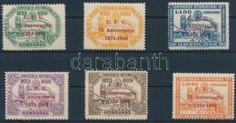 ** 1951 75 éves Az UPU Sor Mi 462-467 - Autres & Non Classés