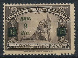 * 1922 Mi 166F 8 Helyett 9 Din Felülnyomással (Mi EUR 300,-) (foghiba) - Otros & Sin Clasificación