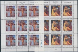 ** 1993 Europa CEPT, Kortárs Művészet Kisívsor Mi 2603-2604 - Otros & Sin Clasificación