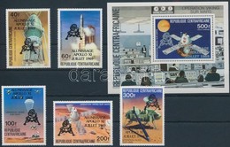 ** 1979 Holdraszállás Sor + Blokk,
Moon Landing Set + Block
Mi 637-641 + Mi 69 - Otros & Sin Clasificación