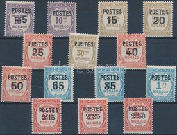 * 1937/1938 Forgalmi Felülnyomott Sor Mi 149-162 - Altri & Non Classificati