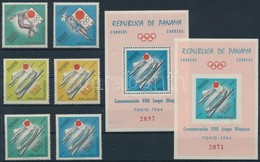 ** 1964 Olimpia Sor Mi 714-719 + Blokk Sor 17-18 - Otros & Sin Clasificación