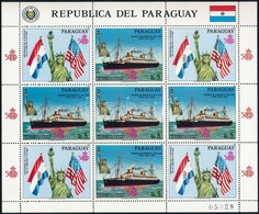 ** 1986 100 éves Szabadság-szobor New Yorkban: Hajók Kisív,
100 Years Statue Of Liberty In New York: Ships Mini Sheet
Mi - Sonstige & Ohne Zuordnung