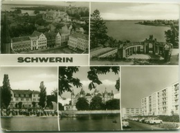 AK GERMANY - SCHWERIN - MULTIVIEW -  1950s/60s (5887) - Schwerin
