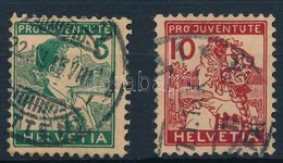 O 1915 Pro Juventute Sor Mi 128-129 - Otros & Sin Clasificación