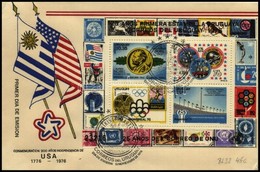 1976 Mi Blokk 32 FDC-n - Altri & Non Classificati