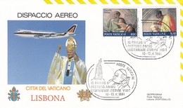 VATICAN Cover 129,popes (f) - Covers & Documents