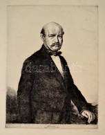 Boldizsár István (1897-1984): Semmelweis. Rézkarc, Papír, Jelzett,  45×33 Cm - Autres & Non Classés