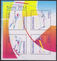 Olympics 2014 - Speed Skate - Biathlon - MOZAMBIQUE - S/S MNH - Winter 2014: Sotschi