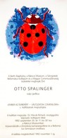 1992 Otto Spalinger (1935-) Svájci Grafikus Kiállítási Plakátja, Színes Szitanyomat, Papír, Jelzett, 59x31 Cm. - Otros & Sin Clasificación