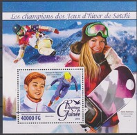 Olympics 2014 - Ski - GUINEA - S/S MNH - Winter 2014: Sotschi